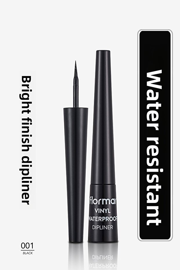 Waterproof Shiny Dipliner (BLACK) - Waterproof Dipliner - 001 Black -8690604536498