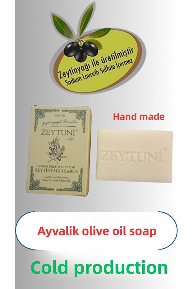 صابون زيت الزيتون البارد المصنوع يدويًا بزيت الزيتون