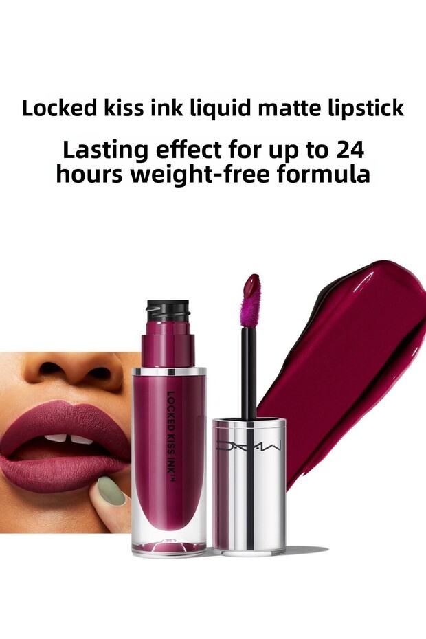 Fruitful 4 ml - Locked Kiss Ink, 24 Hours Lasting, Waterproof Liquid Matte Lipstick