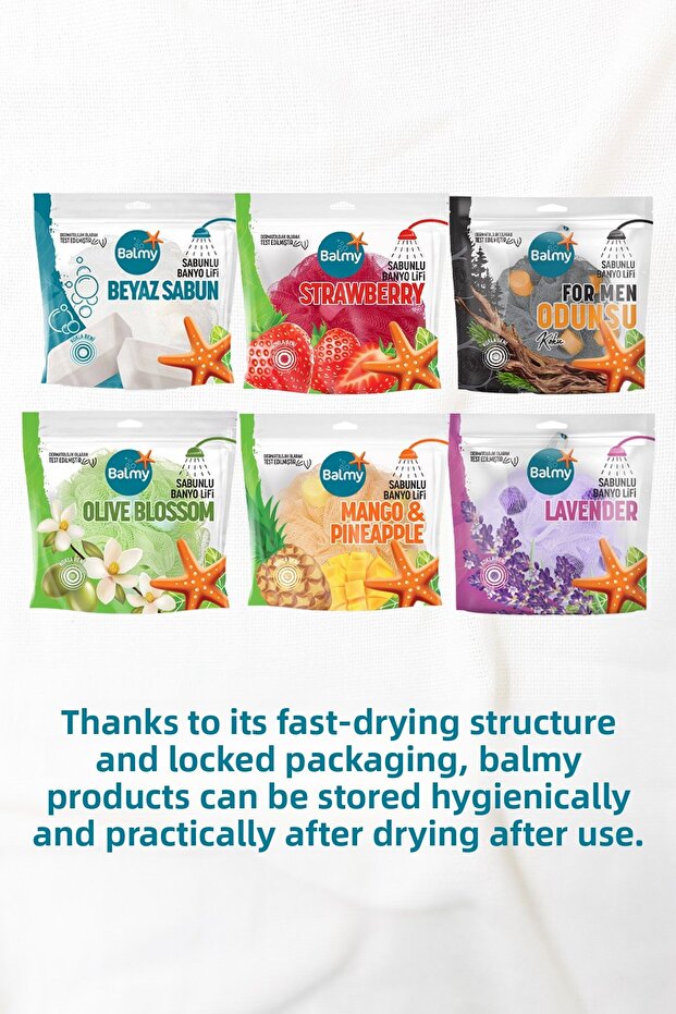 ليفة استحمام بالصابون بالمانجو والأناناس - 7