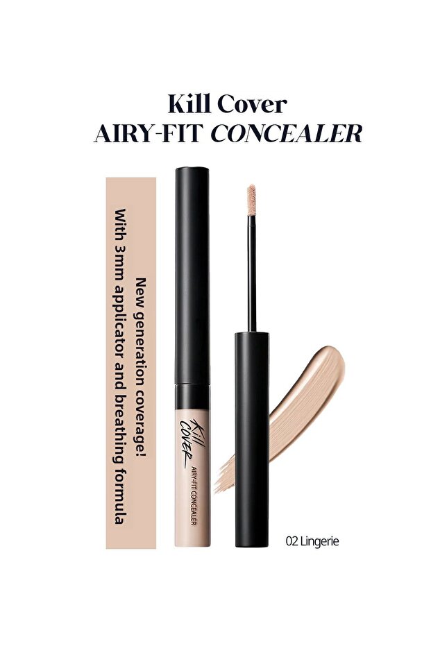 Clio Kill Cover - Lightweight and Long-Lasting Airy-Fit Concealer (2 Lingerie)