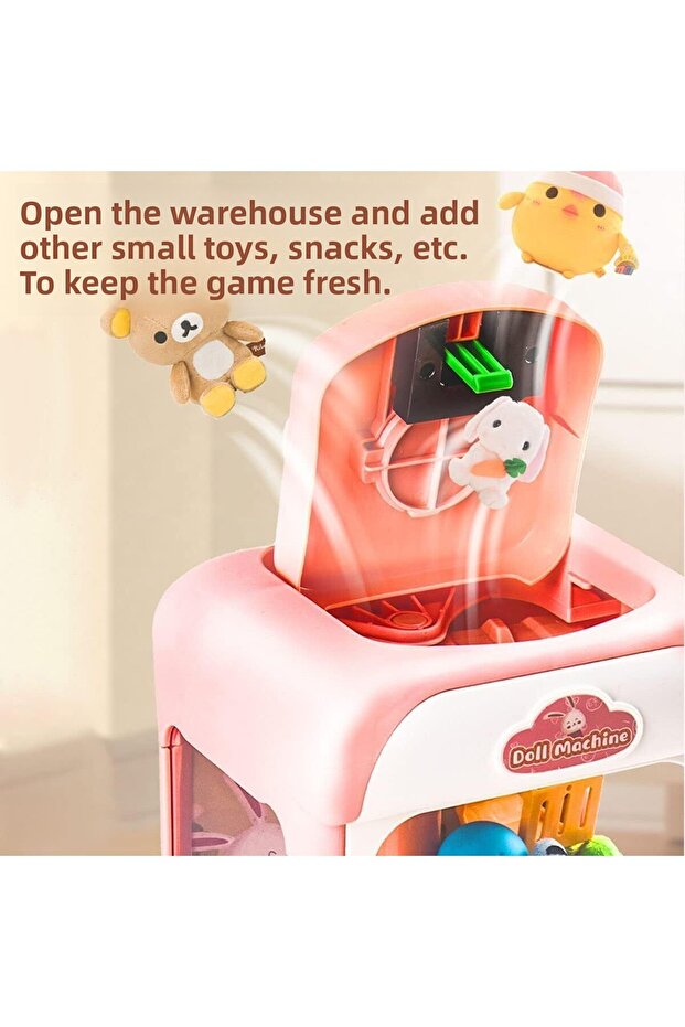 Claw Machine for Kids,Mini Vending Machines Grabber, Arcade Claw Game Machine - 4
