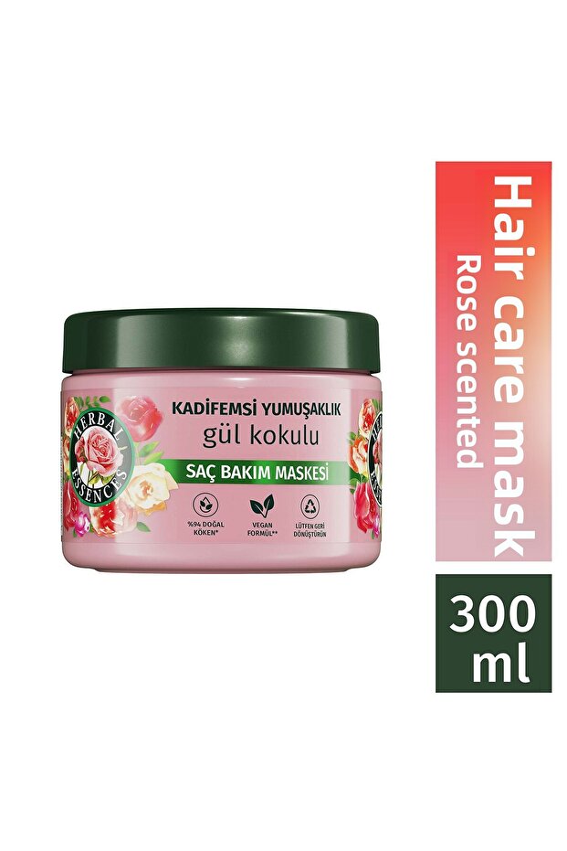 Velvety Softness Rose Scented Hair Care Mask 300ml