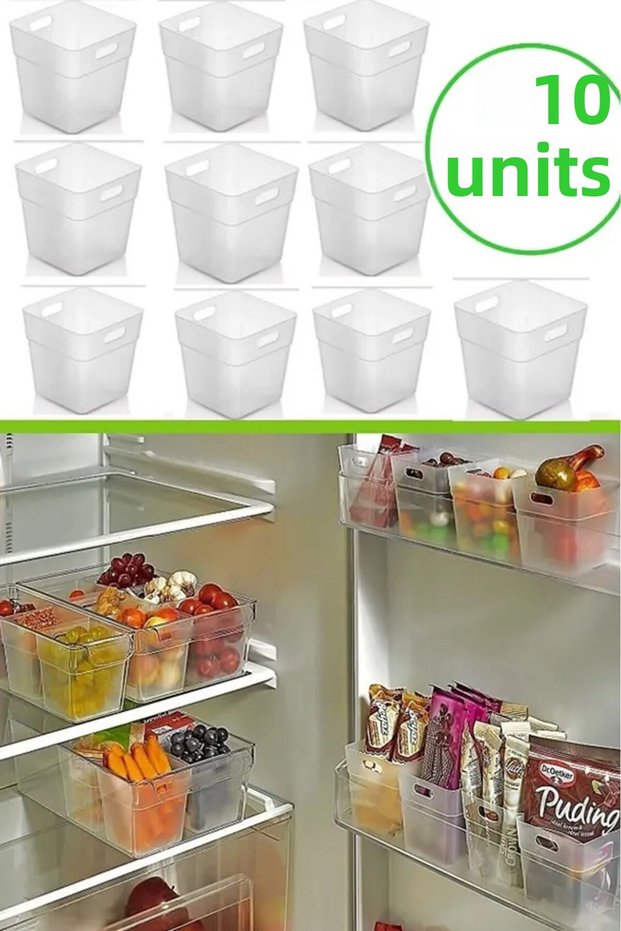 10 Pieces Refrigerator Door Organizer| Refrigerator Organizer and Bathroom Organizer