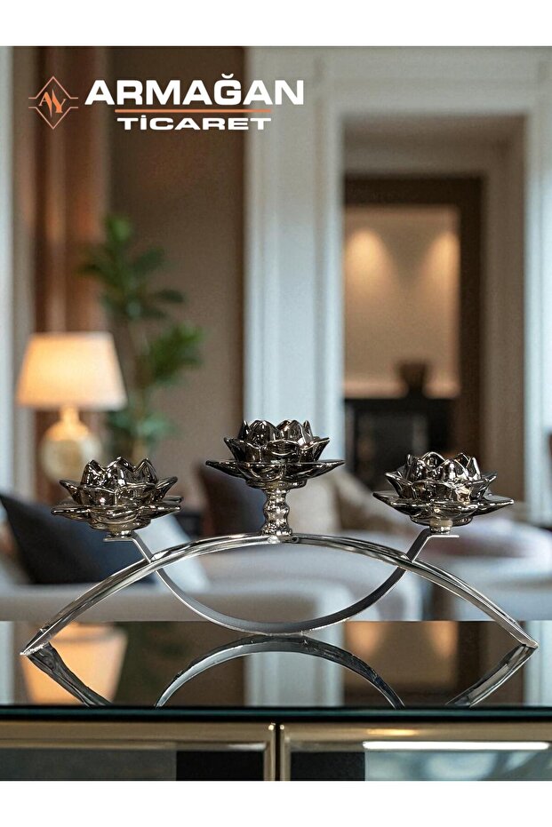 PALMİYE ŞAMDAN SET - 3