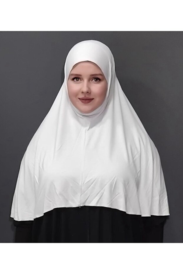 Penye Namaz Örtüsü - Beyaz - 4