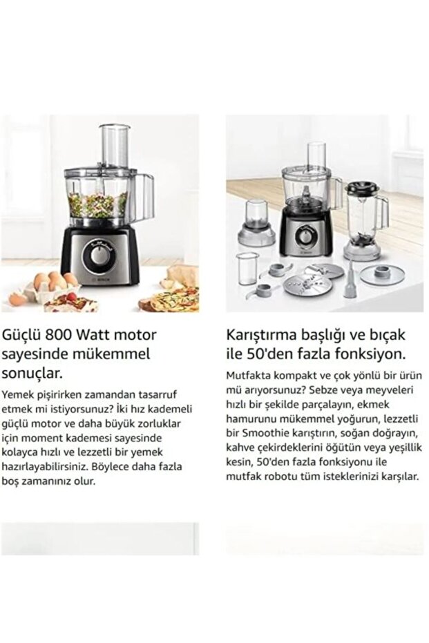 Multitalent Mutfak Robotu - airfry tepsi Hediye - 5
