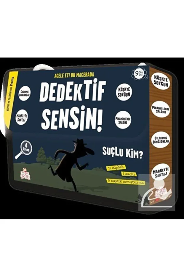 Nesil Çocuk 3. Ve 4. Sınıf Dedektif Sensin 4 Kitap Hikaye Seti 2023 - 1