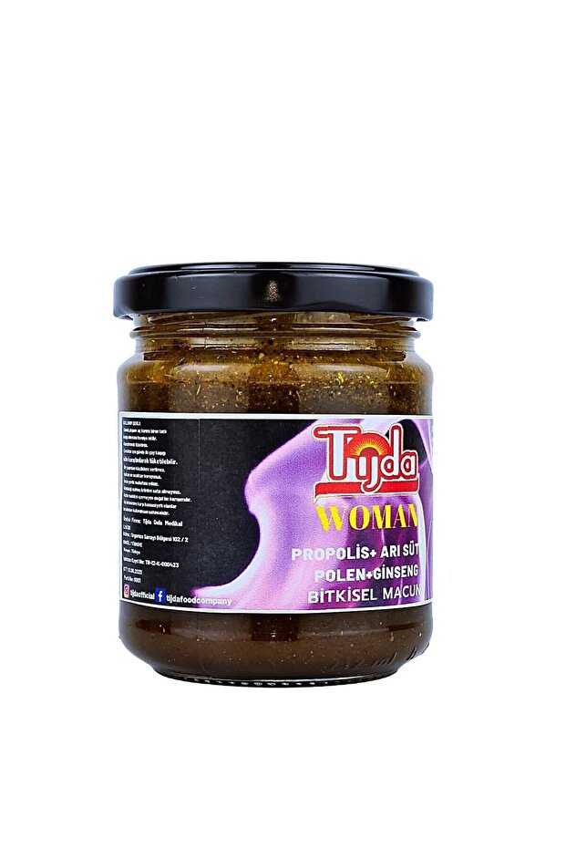 Woman Bitkisel Macun 240 gr-Arı sütü,Polen,Propolis,Bal,bitki karışımları Özel içerikli macun - 2