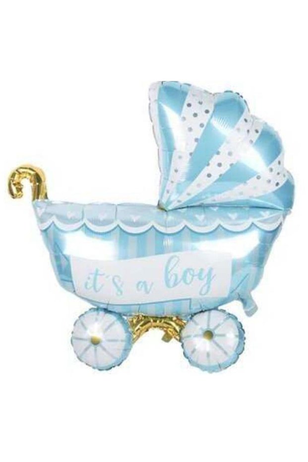 Blue Baby Stroller Balloon