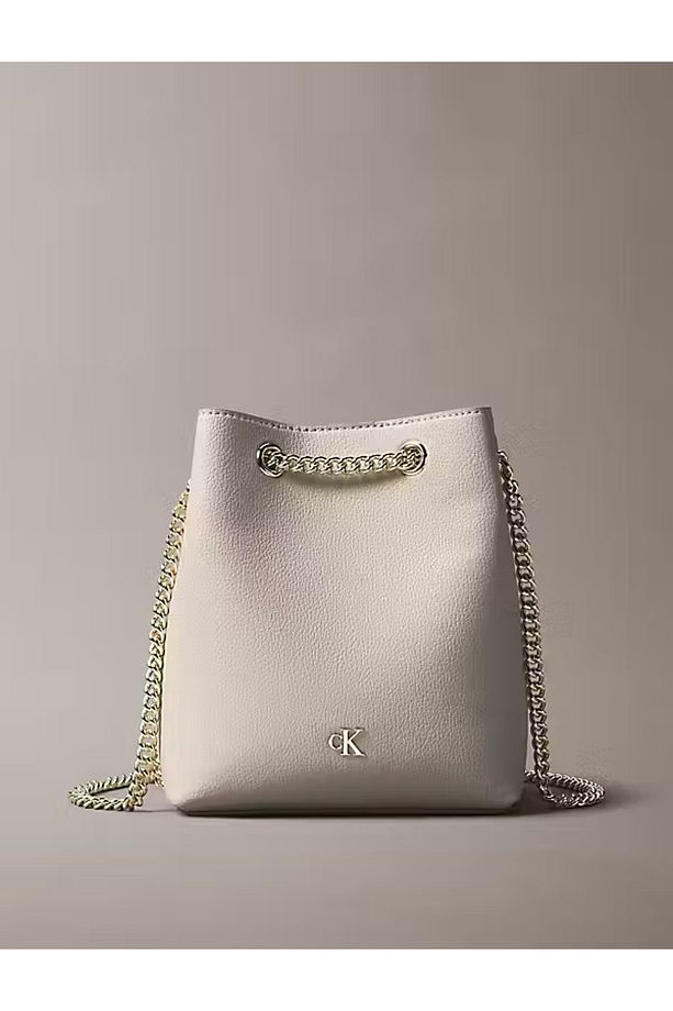 MINIMAL MONOGRAM CHAIN BUCKET BA Omuz Çantası - 1