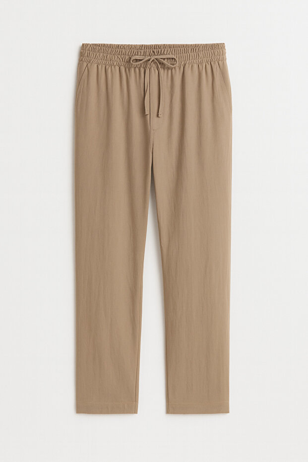 Saga Linen Men's Trousers Comfortable Fit Baggy
