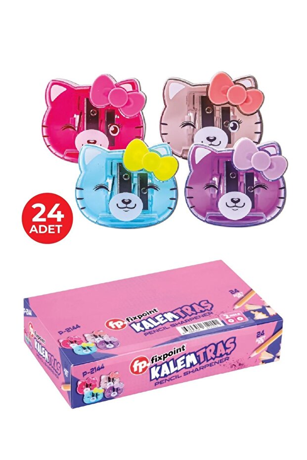 Kalemtraş Çiftli Kedicik P-2144