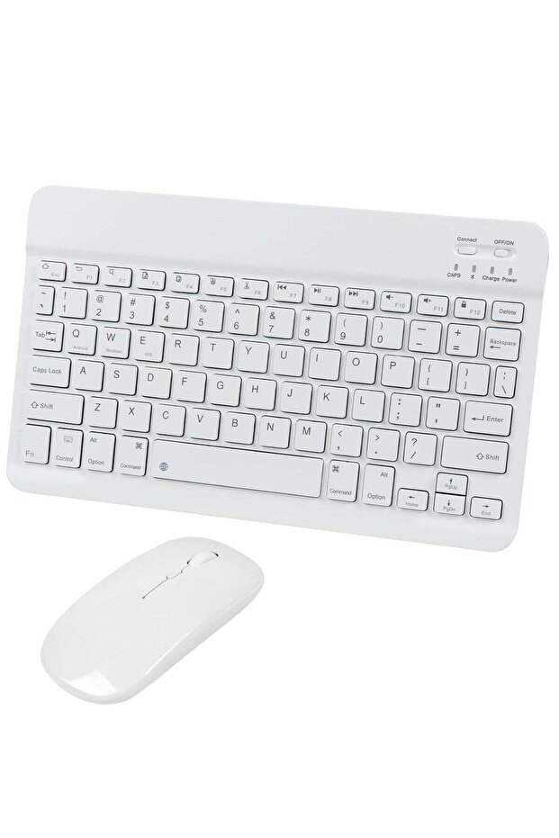 Wireless Bluetooth Keyboard & Mouse Combo – Ultra-Slim, Rechargeable, Silent Typing, Compact