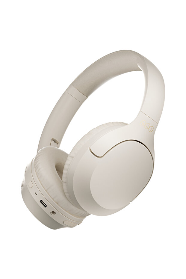 H2 Pro Aux Kablosuz Bt 5.3 Beyaz Kulaklık Hifi Enc 70 Saat Dinleme Oyun Modu