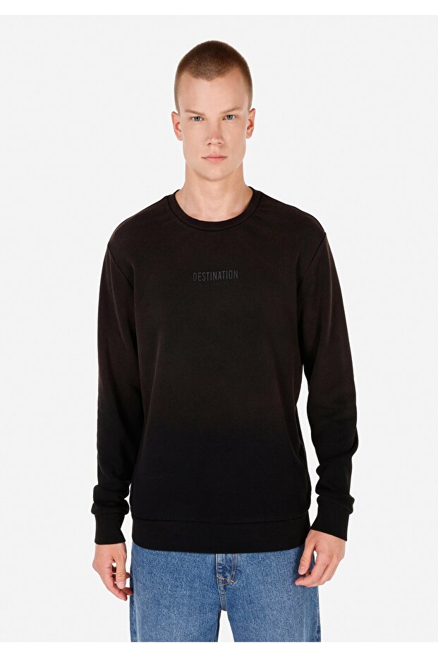 Regular Fit Erkek Antrasit Sweatshirt - 1