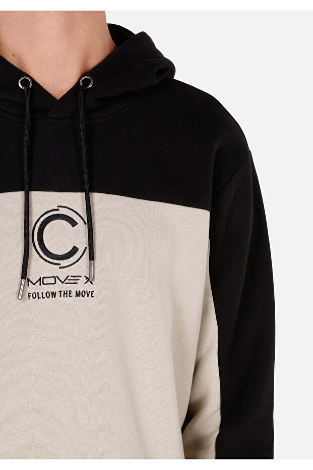 Regular Fit Erkek Siyah Sweatshirt - 5