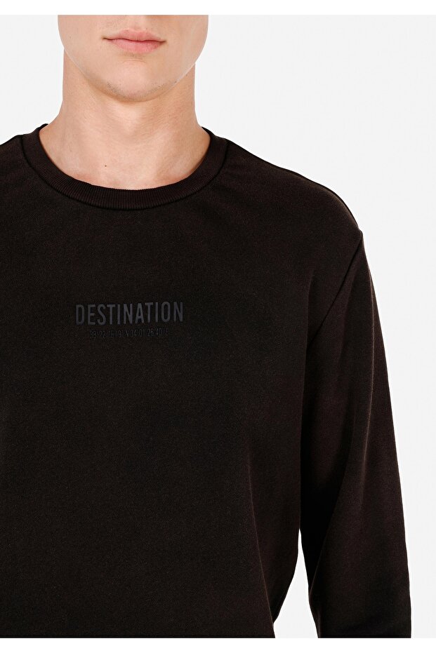 Regular Fit Erkek Antrasit Sweatshirt - 5