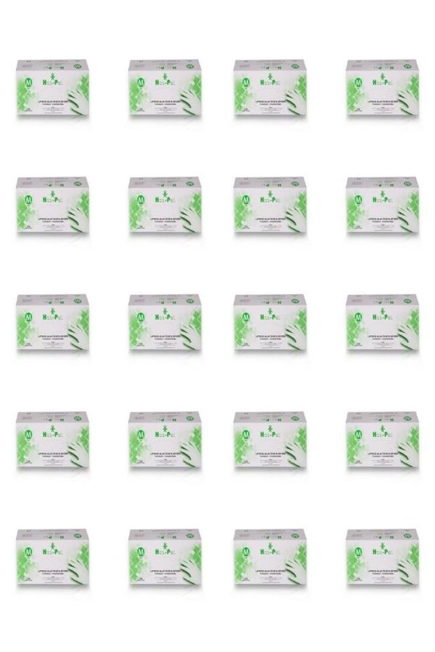 Powder Free Latex Gloves 100 Pack 20 Pieces Size m Powder Free Latex Gloves Powder Free Gloves