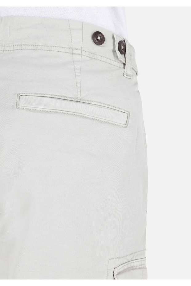Regular Fit Orta Bel Düz Erkek Taş Şort - 6