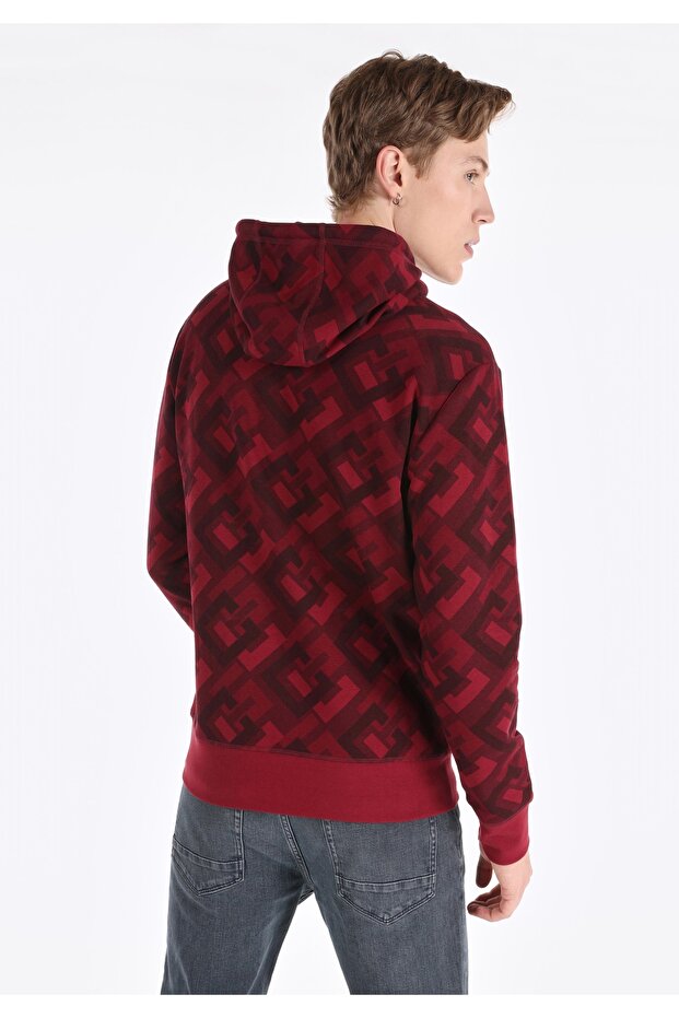 Regular Fit Erkek Mor Sweatshirt - 2