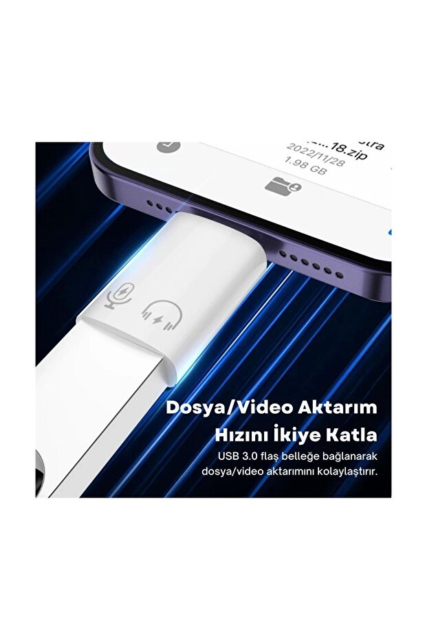 Lightning USB 3.0 Otg Converter Adapter |   iPhone and iPad Compatible |   High Speed Data Transfer - 4