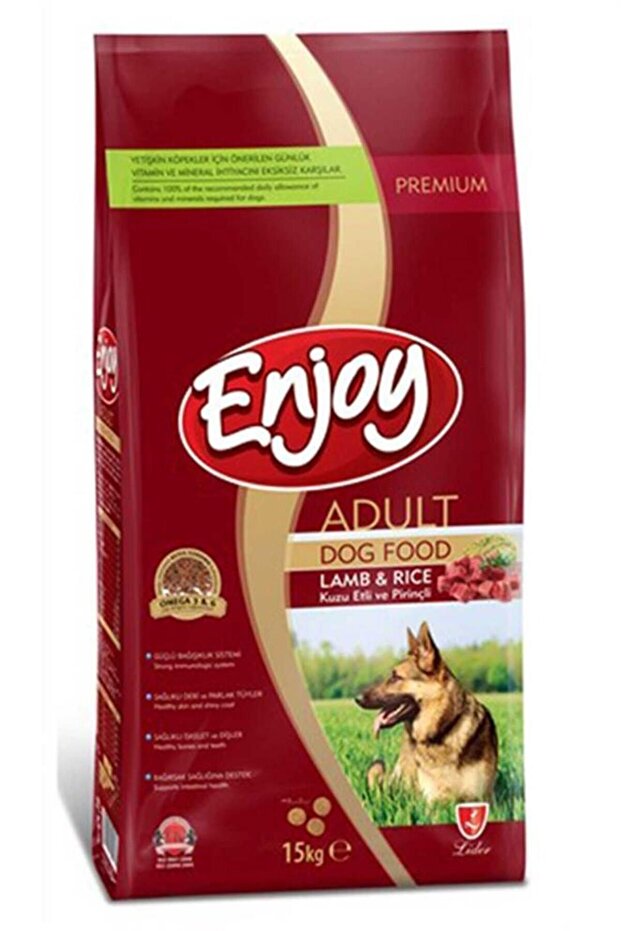 KUZU VE PİRİNÇLİ YETİŞ. KÖPEK MAMASI 15 KG 1 ADET - 1