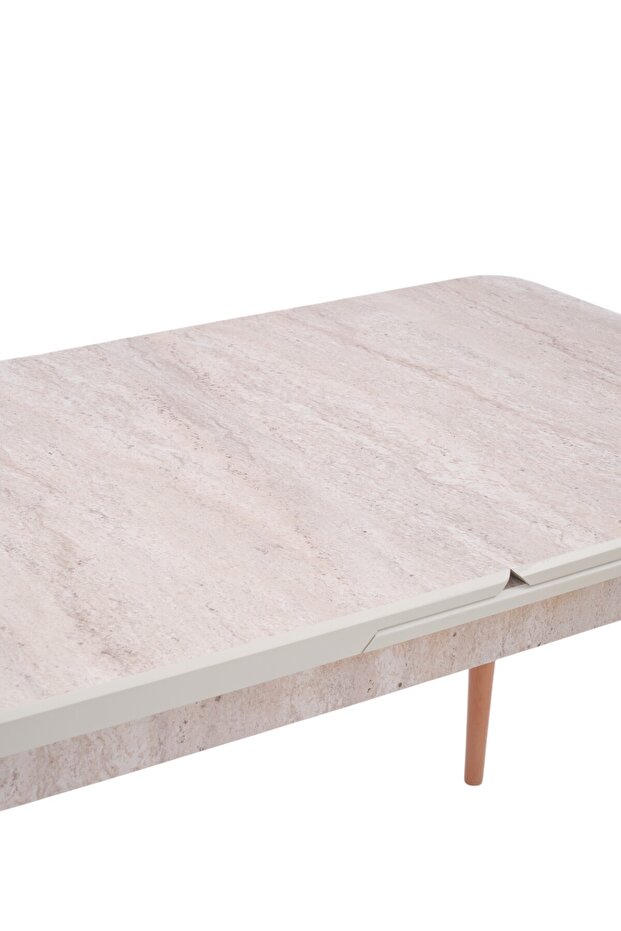 Traverten Boyalı Mdf Mutfak Masası 80x1830 - 2