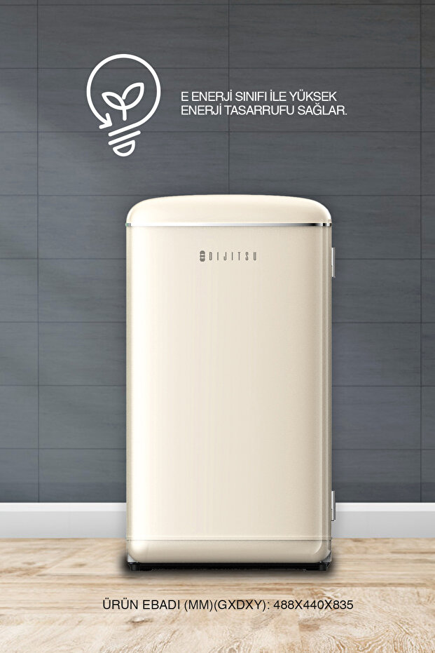 Db120rbe Retro Bej Buzdolabı - 3