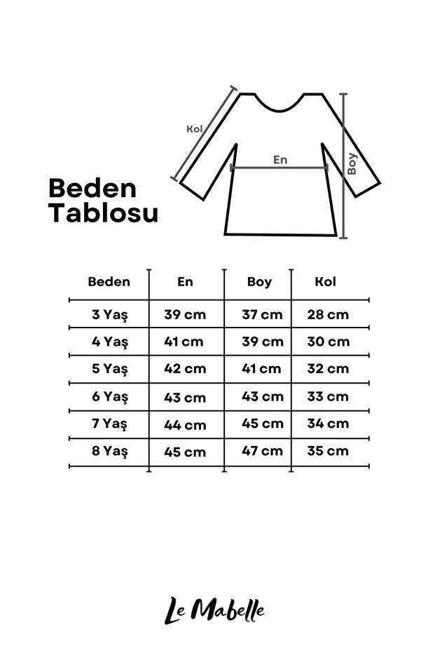 Ekru  Önü Fiyonklu Kız Çocuk Sweatshirt - Sophie - 7