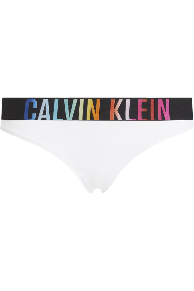 Women's Brand Logo Elastic Band Suitable for Daily Use White Panties 000Qf7833E 100