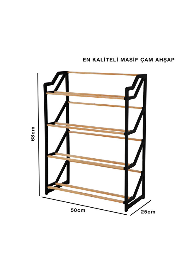 PAZARAZA NA-01 AHŞAP AYAKKABILIK KALİTELİ MASİF ÇAM ÇUBUK AHŞAP - 3
