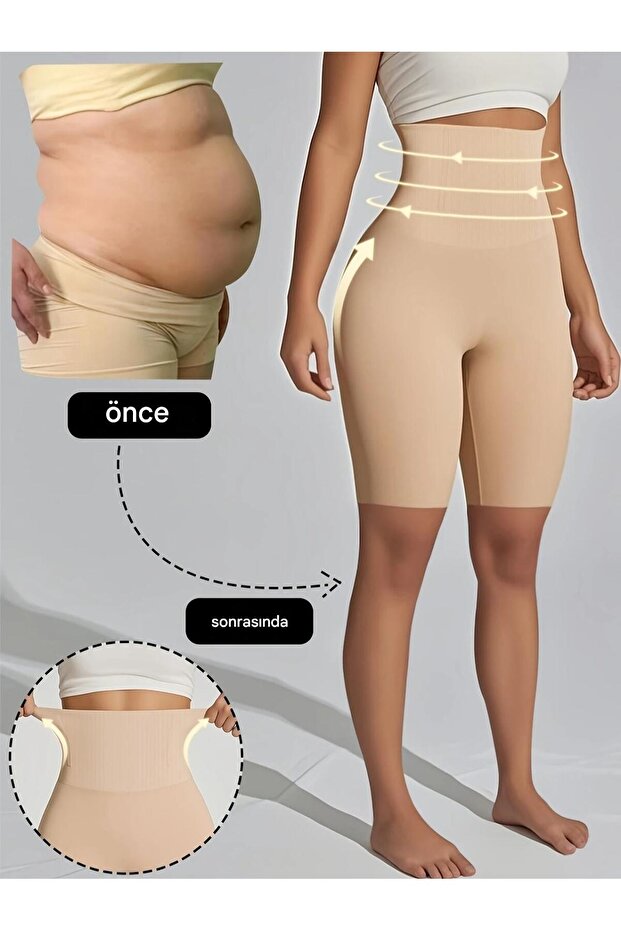 2 Size Belly, Waist, Crotch, Hip Push up Seamless Corset Shorts
