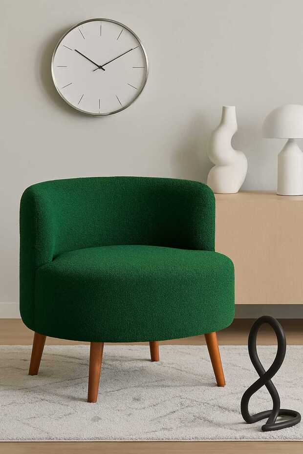 Yeşil Teddy Tek kişilik Berjer (SALON, BALKON, OFİS) - 2