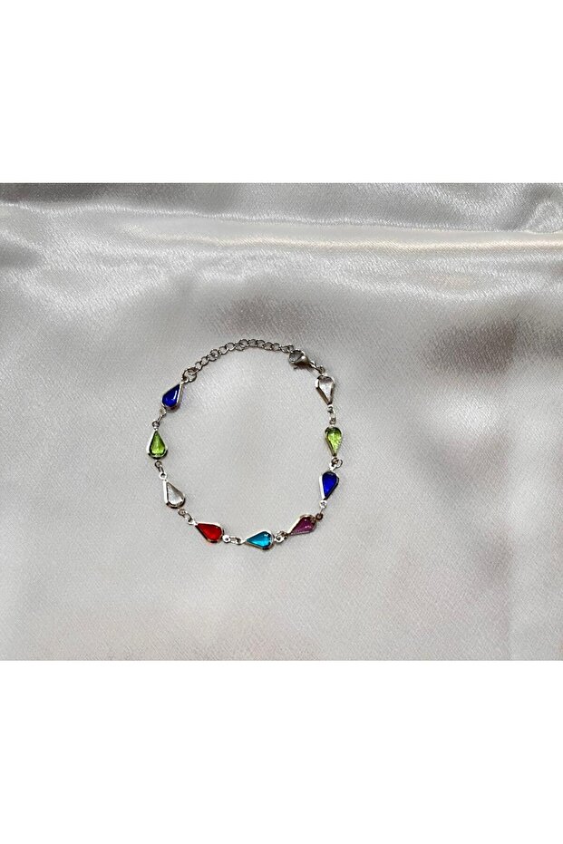 Multicolored Raindrop Bracelet - 3