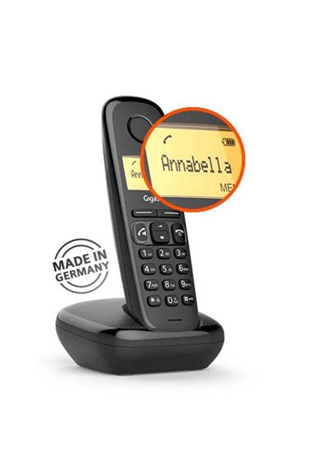 Siyah Dect Telefon A270 - 1