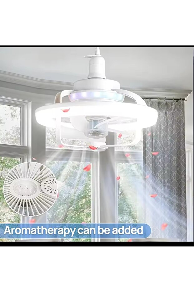 Yeni Nesil E27 Duylu Tavan Vantilatör - 1