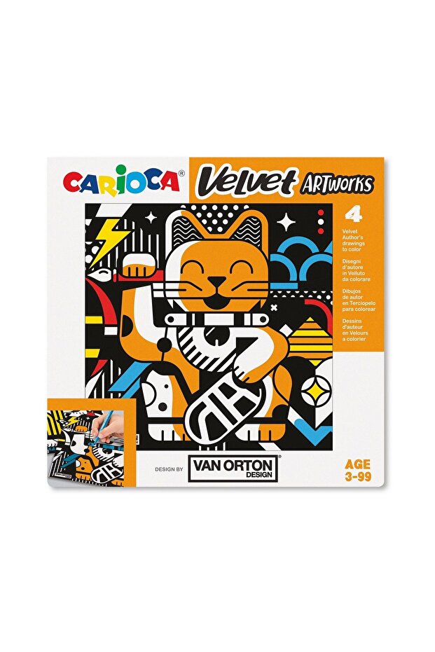 CARIOCA VELVET Velvet PAINTING VAN ORTON ART