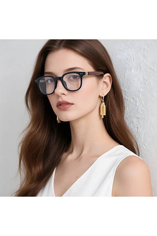 Ahşap Gözlük (Siyah) - 2