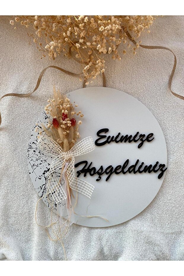 Kapı Süsü - Dış Kapı Süsü Evimize Hoşgeldiniz 2023-6 - 4