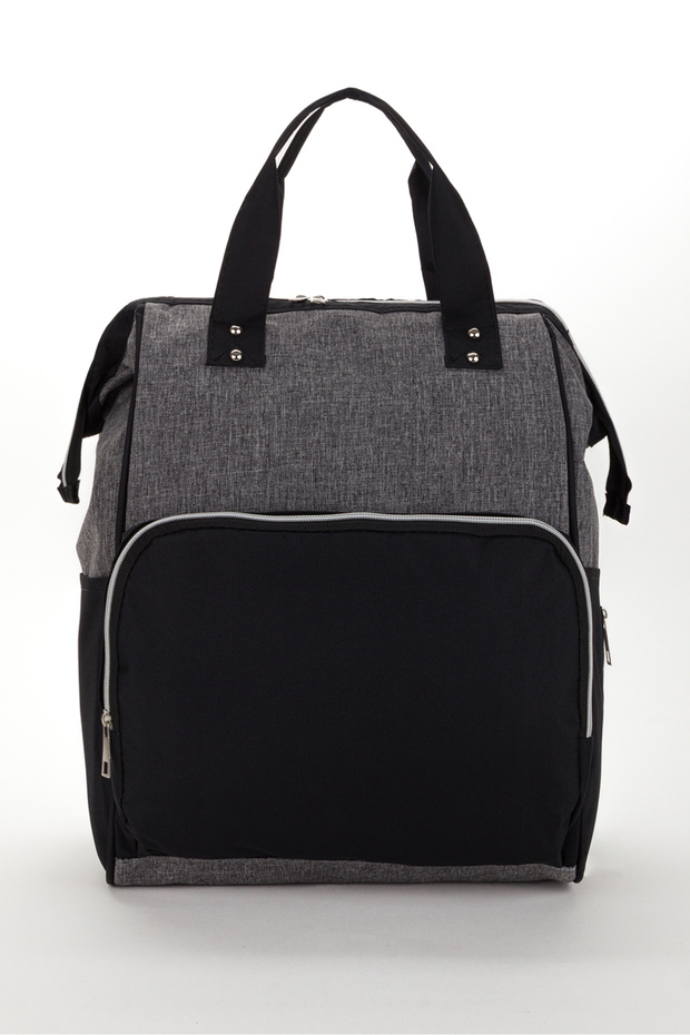 Mother Baby Care Backpack with Bottle Thermos and Liquid-Proof Hanger