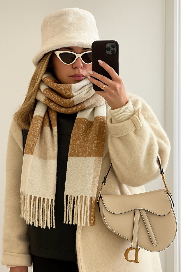 Unisex Premium Soft Boucle Scarf