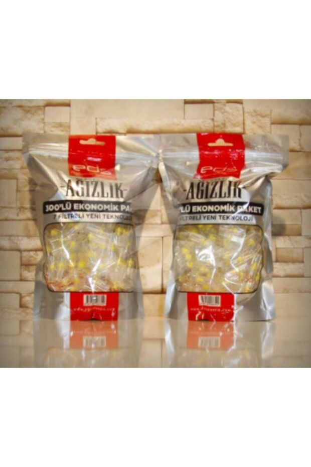 Ağızlık 300'lü - Ekonomik Paket - 7 Filtreli Yeni Teknoloji - Kalın - 3