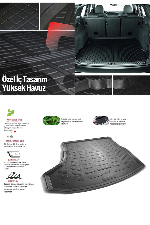 2010-2017 DACIA DUSTER 4X2 BAGAJ HAVUZU - 4