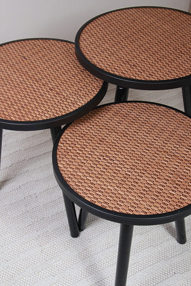 طقم طاولات قهوة جانبية - 5