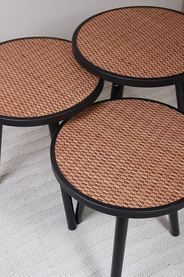 طقم طاولات قهوة جانبية - 5