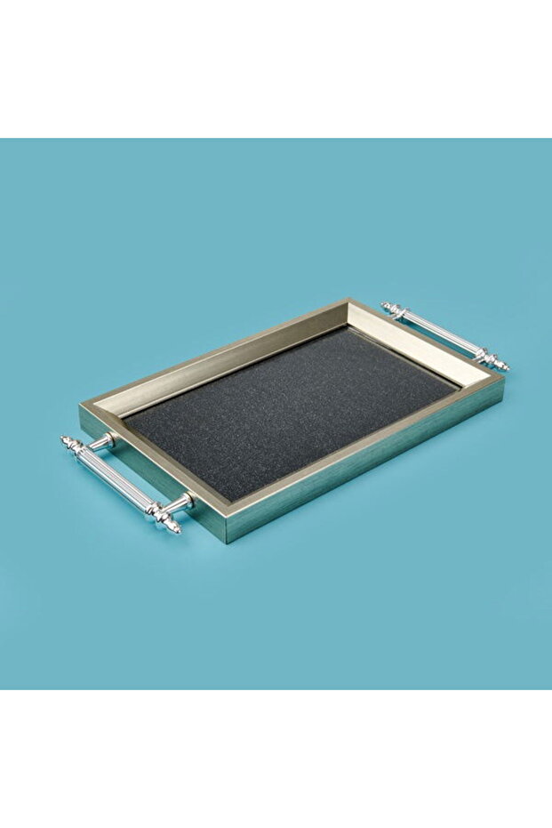 Kitchen Mini Tepsi - Silver - 29x18 cm - 2