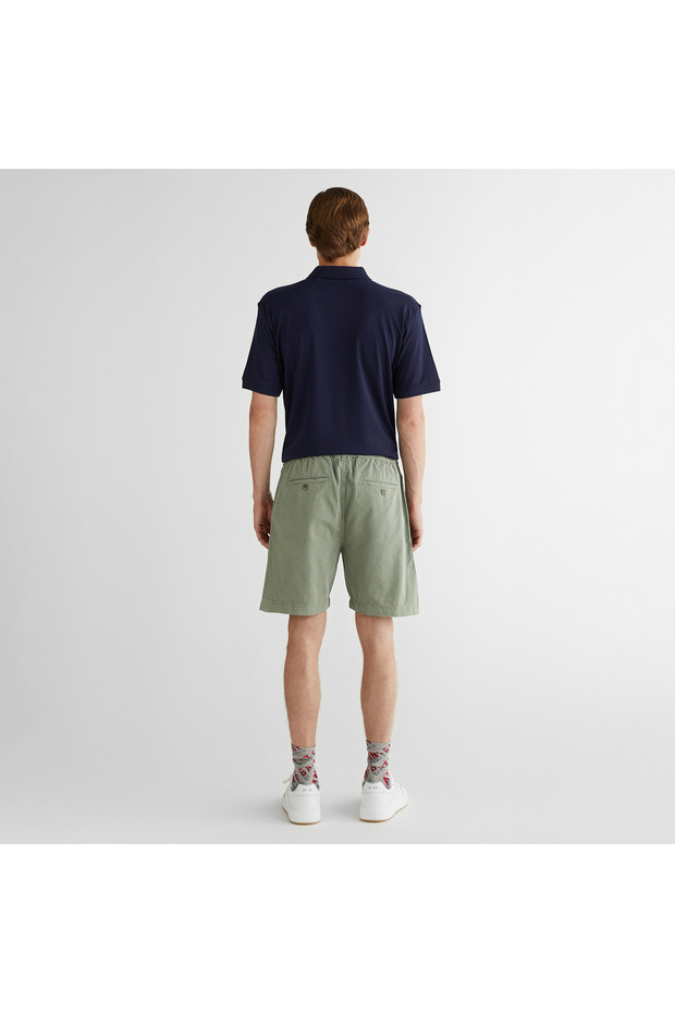 Erkek Yeşil Regular Fit Şort - 2