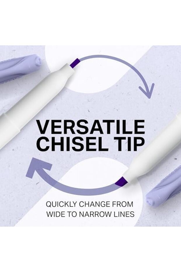 S-Note Chisel Tip Creative Markers 6-Piece Set - 3