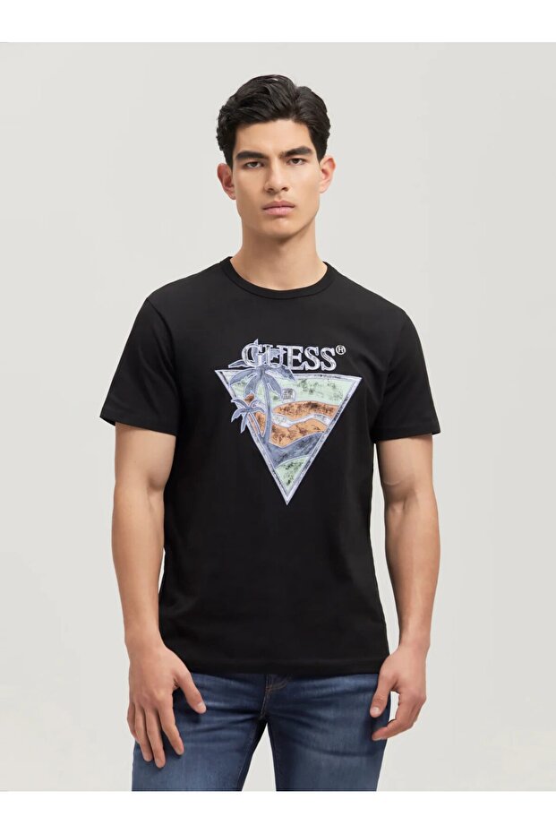 Üçken Summer Pattern Men's T-Shirt M4Gi16I3Z14